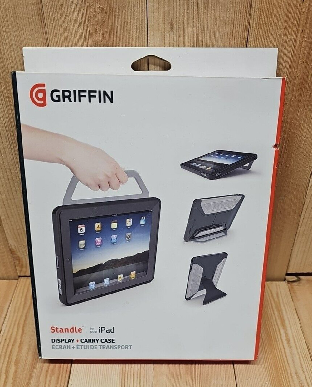 Griffin Standle Black Versatile Standing Display Carry Case for iPad - GB01685
